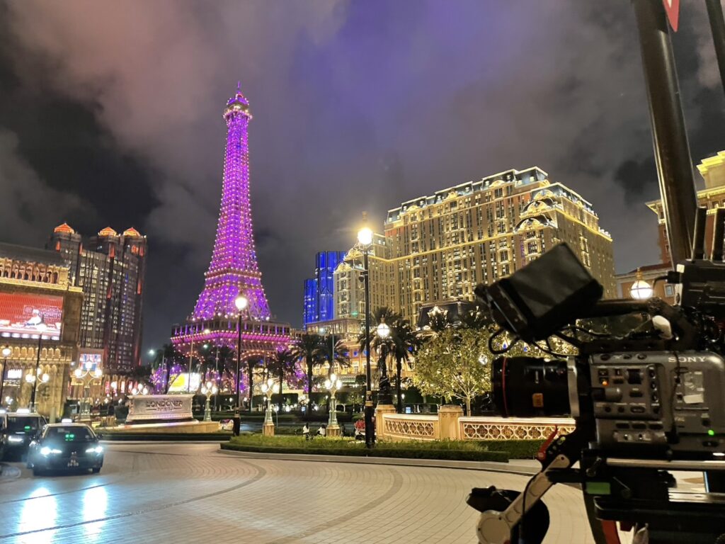 マカオ夜景撮影風景